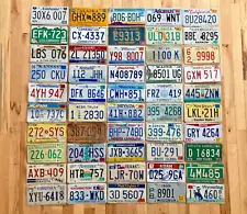 Embossed 50 State Set of US License Plates in Craft Condition