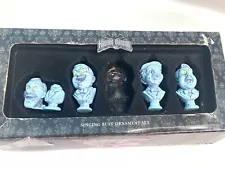 Ghosts Disney Parks Haunted Mansion Singing Busts set of 4 Eyes Glow