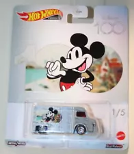 Hot Wheels Premium Citroen Type H 1/5 Silver HCN85 DLB45 Mickey Mouse