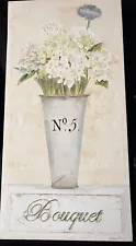 Kathryn White ~ Hydrangea Bouquet No.5 ~ Signed Giclee Canvas ~ 80x40cm