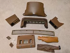 84 - 88 Pontiac Fiero OEM Beechwood/Brown Dash Interior Parts Lot