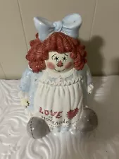 Raggedy Ann Cookie Jar Young’s Exclusive 1999 Raggedy Rare Love Is Homemade