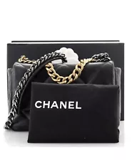 Chanel 19 Small Medium Black Mixed Hard ware Flap Bag Year 2022