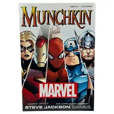 MUNCHKIN MARVEL Card Game *3-6 Players* Steve Jackson Games 2016 Factory Sealed