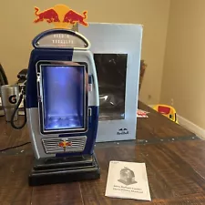 Red Bull Cooler Gas Pump Refuel Baby Mini Fridge LED Exclusive Item Free S&H