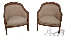 61785EC: Pair DIRECTIONAL Modern Design Upholstered Club Chairs