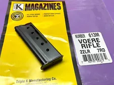 New Voere K-22 Kleingunether K-15 Mauser 201 22LR 7 Rd Triple K 613M Magazine