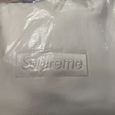 Supreme Box Logo White Hoodie Hooded Sweatshirt Small FW23