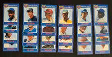 1990 Jumbo California Sunflower Seeds MLB Autograph Series Complete 24 Card Set