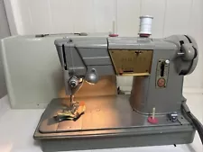 Heavy Duty SINGER 328K All Metal Leather Denim Canvas Portable Sewing Machine