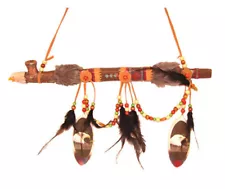 Peace Pipe Wall Decor 17.5" Native American Indian Home Ceremonial Western Gift