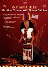 FIBRE CRAFT INDIAN CHIEF OUTFIT TO CROCHET WITH DREAM CATCHER