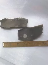 2 English Flint Rocks for Flint and Steel use, small but still 3"" in length