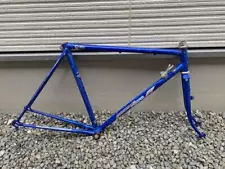 Road Bike Frame Chromoly Blue