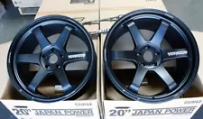 Rays TE37 Ultra *Matte Black Wheel Rim 20" 20x10 20x11 5x120 for Tesla Model S X