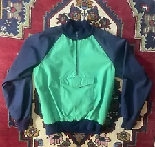 Vintage Mother Karens Original Powdershirt Pullover Jacket Size Large green