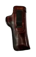Don Hume IWB leather Holster for 1911 5" Colt 45 Government Brown Appendix Right
