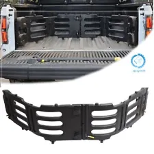 Black Rear Truck Bed Extender Stowable Kit Fit For 2015-2020 Ford F-150