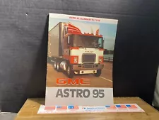 ORIGINAL VINTAGE BROCHURE 1977 GMC ASTRO 95 SEMI