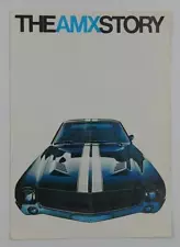 Vintage 1968 American Motors AMC The AMX Story AM 68-7265 Auto Sales Brochure