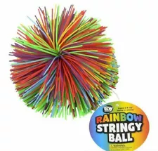 3.5" STRINGY BALL Toy Fidget Rubber (koosh like) Stress Relax