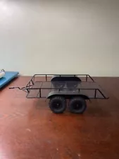 INJORA RC Trailer for Hauling Behind Car - Metal Hitch Mount Trailer for 1/18...