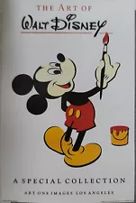 NEW Vintage The Art of Walt Disney Mickey Mouse Poster With Tube 22"x32"