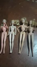 Lot Of 4 Old Barbies