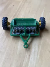 Matchbox 1992 Farm Seeder Green 50mm Wide Toy Model Farming