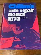 1975 Chilton's Auto Repair Manual