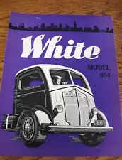 1940 Original White Motor Company Model 804 Truck Orphan Brochure, Coca Cola