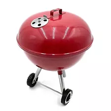 Weber Smoker Mini Bar-BBQ Red Grill 8"x6" by Teleflora Advertising *READ