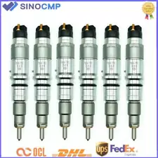 6pcs Fuel Injectors 4945381 5263314 0445120251 for Cummins 5.9 QSB 6.7 Engine