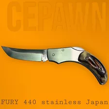 440 stainless steel knife FURY knife Japan & Sheath 3 Inch Blade