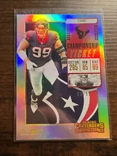 A85,828 - 2018 Panini Contenders Championship Ticket #61 J.J. Watt/99