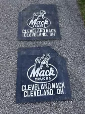 Mack Truck Mud Flap 26”X24” Cleveland Ohio Bulldog Pickup Semi Or Re-Purpose