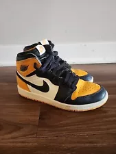 Jordan 1 Retro High OG Taxi Yellow & Black Size 2Y Sneaker AQ2664-711