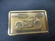 GENUINE HARLEY-DAVIDSON 1936 KNUCKLEHEAD EL 61 OHV BRONZE INGOT WITH CERTIFACATE