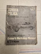 Vintage Haynes Toyota Celica 1971 1972 1973 1974 Repair Manual