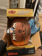 Wilson "The Duke" Official NFL Authentic Game Ball Leather Football