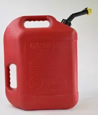 BLITZ 6 GALLON 16 Oz PLASTIC GASOLINE CAN With SPOUT