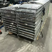 24”x 10'Gravity Roller Conveyor 3.5x 21.5”BF, 1.9”Rollers Price Per Section