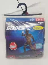 Disguise GI Joe Soldier Snake Eyes 2-PC Halloween Muscles Boy S (4-6) Costume