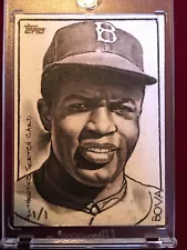 TOPPS JACKIE ROBINSON SKETCH CARD 1/1