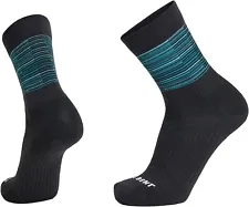 Le Bent Glacier Ultra Light Mini Bike Cycle Hike Sock Bamboo & Merino Wool M $21