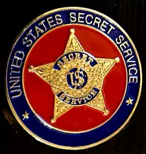 New ListingRARE UNITED STATES SECRET SERVICE FOR OUTSTANDING SUPPORT 1.50" MINT COIN