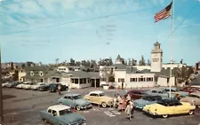 Los Angeles Farmers Market California Lots of Old Cars Chrome 1961 Postcard