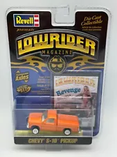 Revell Lowrider Magazine Chevy S-10 Pickup, Orange, 1:64, New in Pack