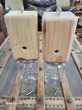 Hand-made Cedar Bee Traps 2pk