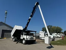 UNDER CDL 60 Ft High Diesel Forestry Bucket Truck Chipper Dump Tree Service Boom